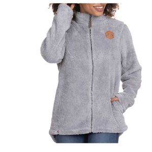 Outdoors with Pokémon Gray Fleece Zip-Up Jacket - Women Small